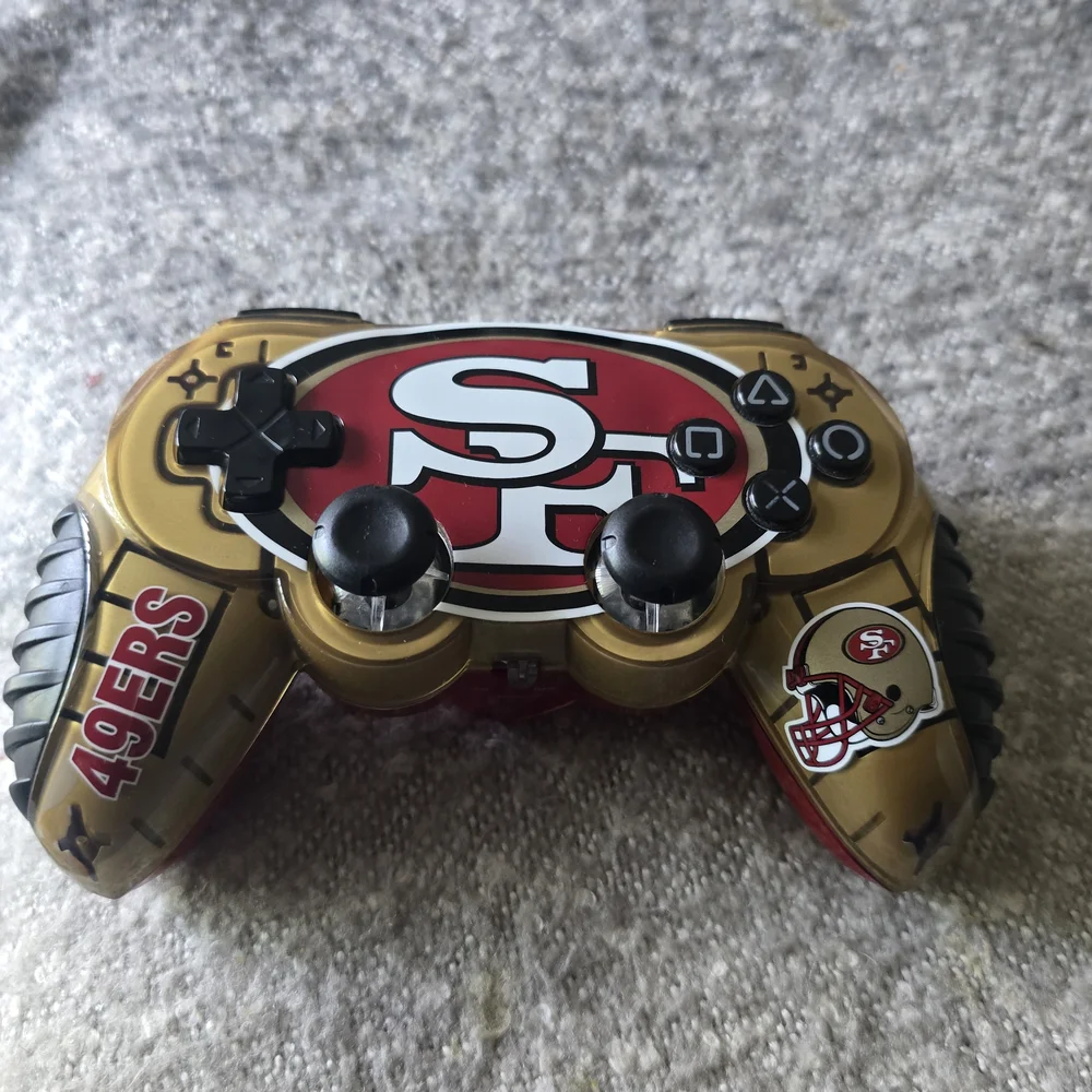 49ers Edition Gaming Controller - Gold and Black